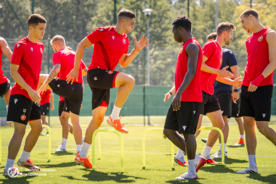 Przygotowania do meczu z Cracovią