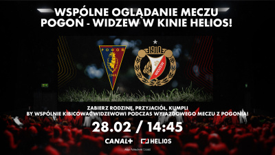 Obejrzyj mecz z Pogonią w kinie Helios!