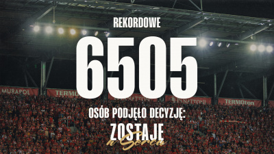 Widzew Łódź i jego kibice ponownie z karnetowym rekordem Polski!